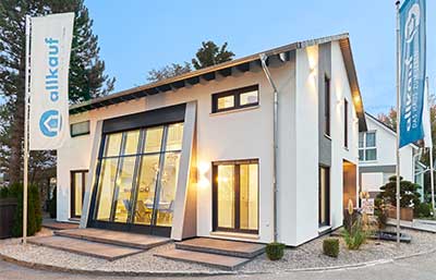 Allkauf Haus Musterhaus Fellbach Außenansicht