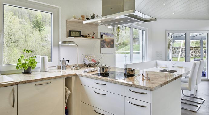 Luxhaus Satteldach Landhaus 144 Küche