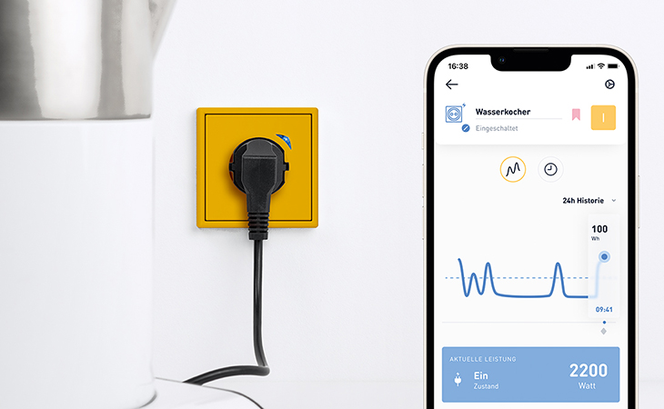 Steckdosen messen den Stromverbrauch | Foto: JUNG Steckdosen messen den Stromverbrauch | Foto: JUNG