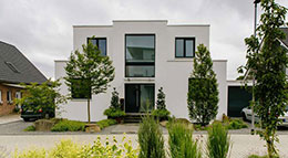 Außenansicht Einfamilienhaus von Massivhaus Rhein Lahn