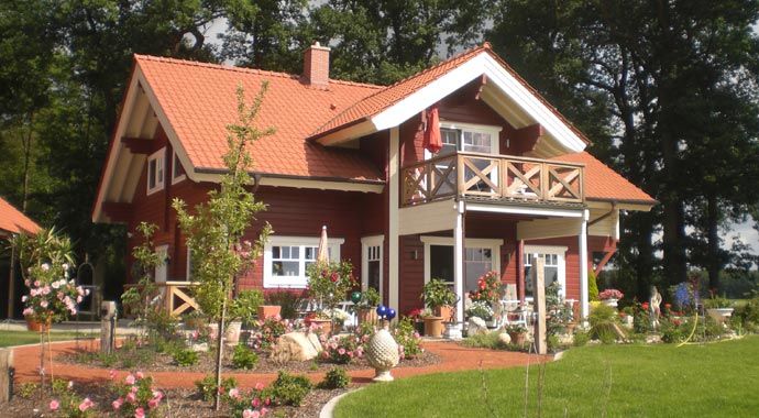 Nordic-Haus Musterhaus Bruns Außenansicht