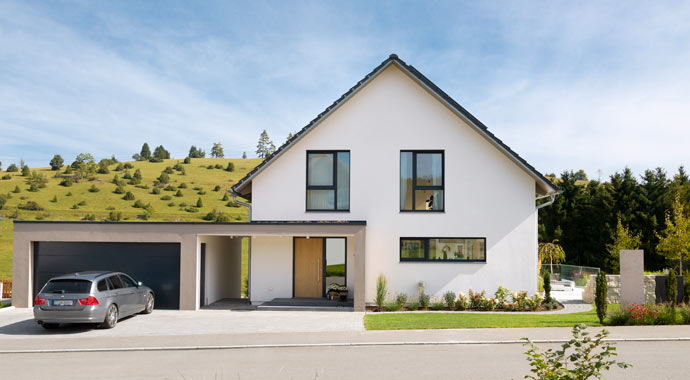 Außenansicht Kundenhaus Brazel von SchwörerHaus