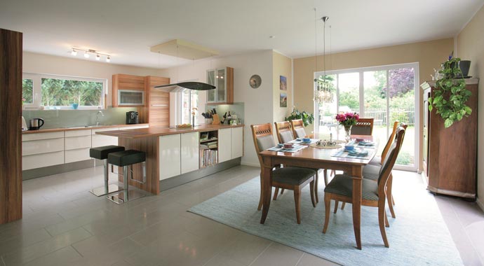 Fischerhaus Mehrfamilienhaus Cassia Z-173 Essbereich