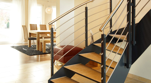 Musterhaus Regensburg Treppe