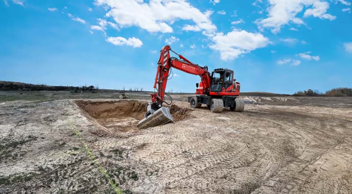 Vorbereitung des Baugrunds durch Glatthaar Keller