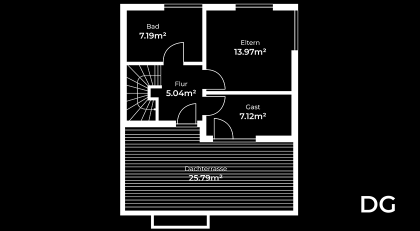 Grundirss Dachgeschoss