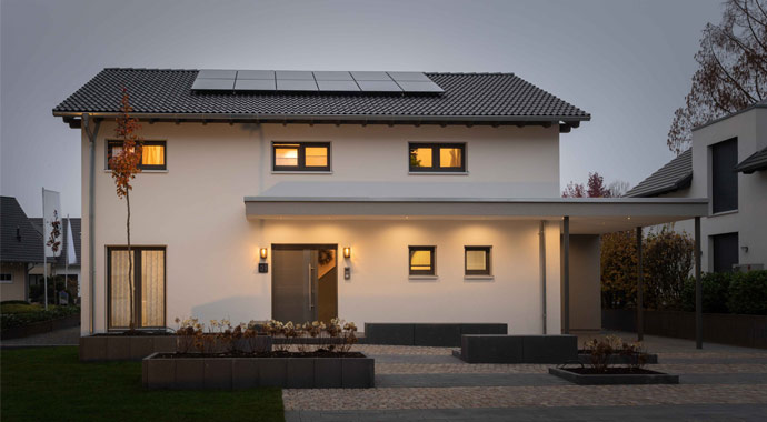 Außenansicht SENTO 503 - Musterhaus Bad Vilbel von FingerHaus