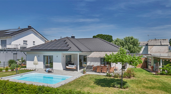 Außenansicht Bungalow Cumulus 770 von Heinz von Heiden