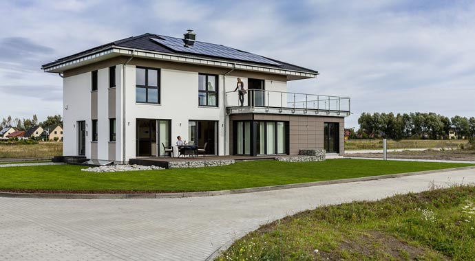 Musterhaus Berlin-Werder von Kampa Außenansicht