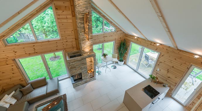 Fullwood Wohnblockhaus Kundenhaus Halterner Berge Innenansicht