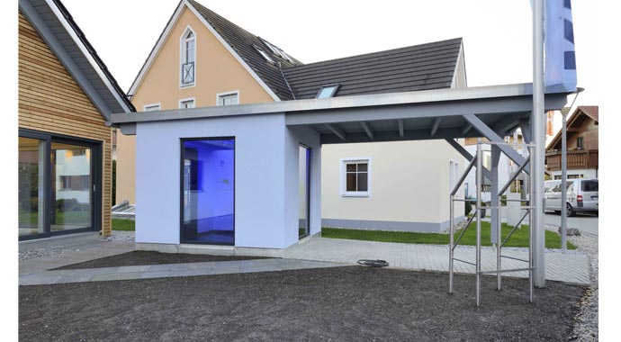 Musterhaus Poing-Grub von Kampa Carport