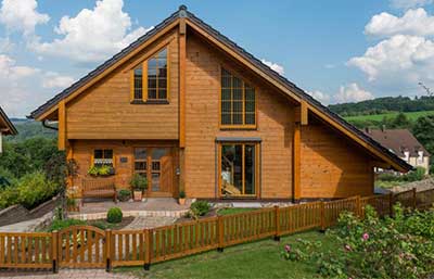 Fullwood Musterhaus Dhrontalblick Außenansicht