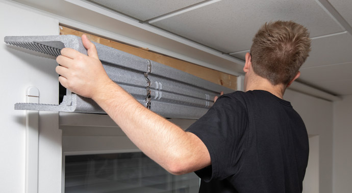 Rollladenkasten-Dämmung von Schellenberg