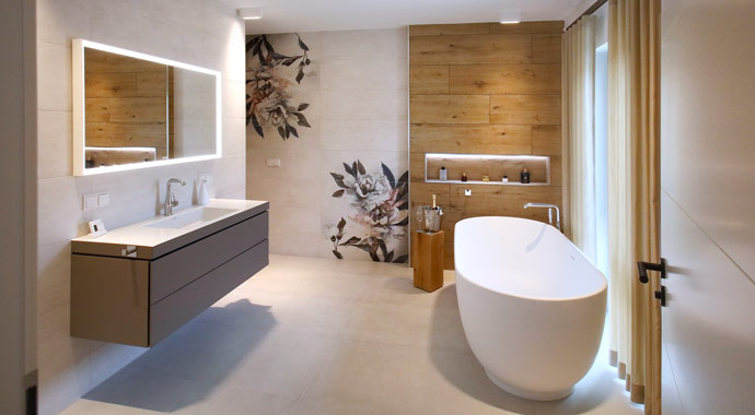 Badezimmer Musterhaus Wolfsburg von Danwood Vision