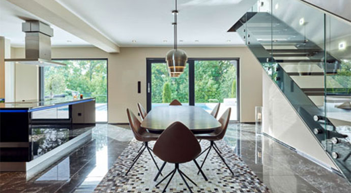 Esszimmer Pudellek von Fertighaus WEISS