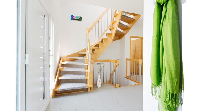 Fingerhut Haus Musterhaus Neunkhausen R 99.20 Treppenaufgang