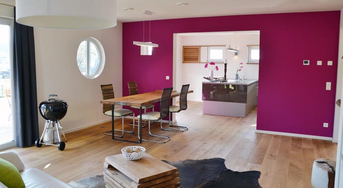 Haas Fertigbau Haas MH Falkenberg 168 Wohnbereich