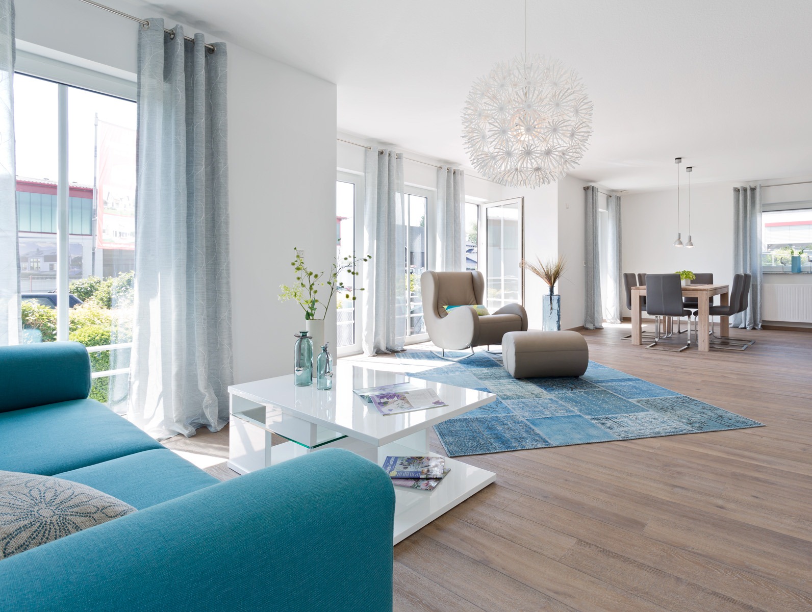 Fingerhut Haus Musterhaus Neunkhausen R 99.20 Wohnbereich