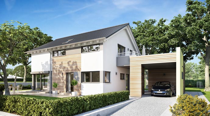 budenbender hausbau musterhaus brentano auaenansicht netphen budenbender hausbau musterhaus brentano auaenansicht netphen