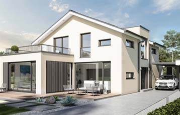 Bien-Zenker Musterhaus Evolution Braunschweig Außenansicht