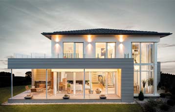 Griffner Musterhaus Salzburg Square Außenansicht