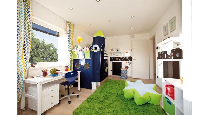 Elk Fertighaus Musterhaus Elk 153 Kinderzimmer