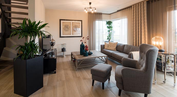 FingerHaus Medley 3.0 Musterhaus Werder Wohnzimmer