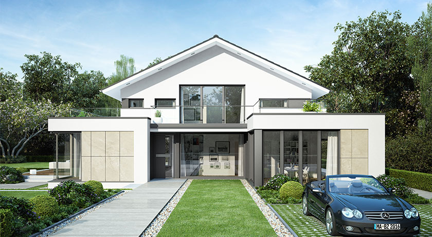 Bien-Zenker Stadtvilla Concept-M 211 Mannheim Außenansicht