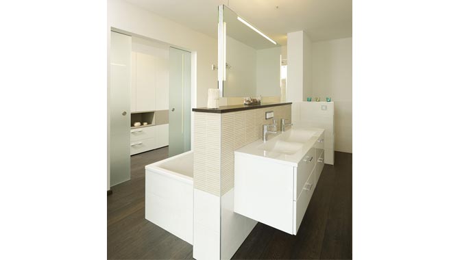 Büdenbender Hausbau Musterhaus Finess Bad