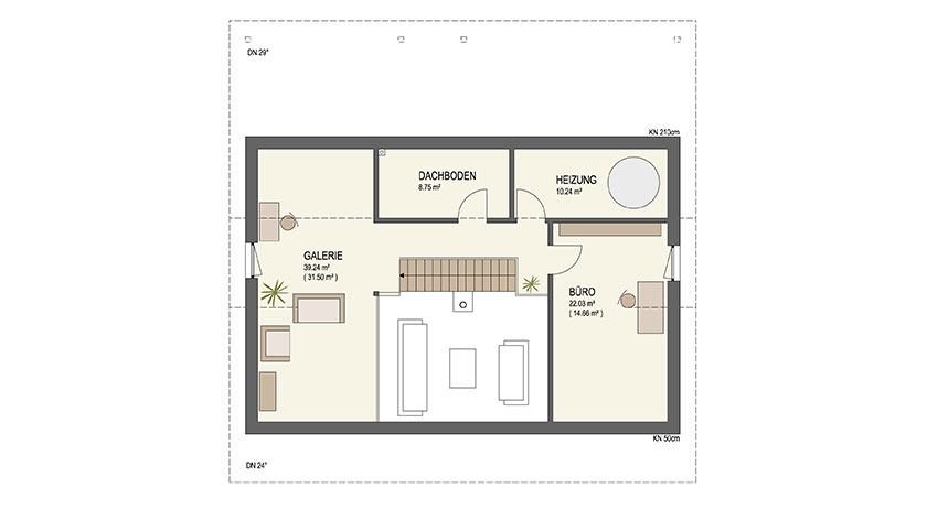 Keitel Haus Haus Lengwil Grundriss Dachgeschoss