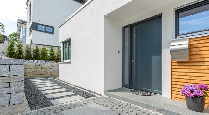 Außenansicht Bauhaus-Villa von Meisterstück-HAUS