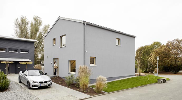 SchwörerHaus Musterhaus E 15-143.2 Außenansicht