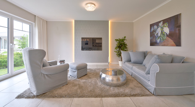 Musterhaus Florenz Wohnzimmer