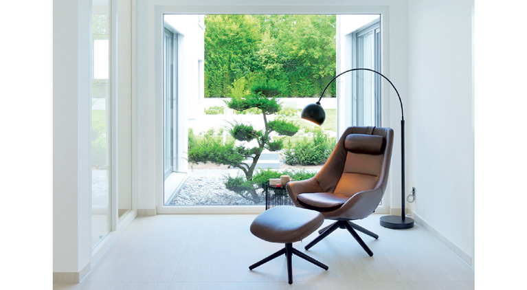 Flur Musterhaus Vita von Fertighaus Weiss