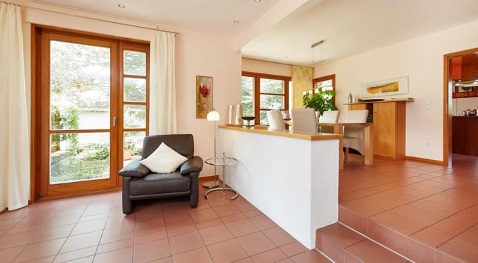 Gussek Haus Musterhaus Sabrina Wohnbereich