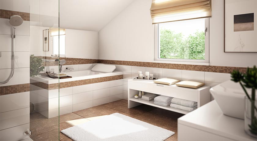 Badezimmer SUNSHINE 125 V3 von Living Haus