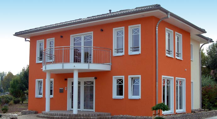 Rötzer-Ziegel-Element-Haus Musterhaus Regensburg Außenansicht