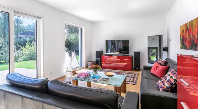 Wohnbereich Haus Sommer von SchwörerHaus