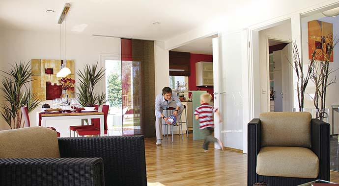 WeberHaus Ausstellungshaus Hannover Wohnbereich