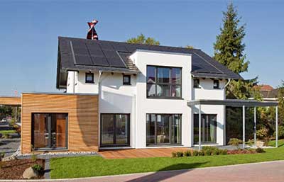 Fingerhut Haus Musterhaus R 140.20 Musterhaus Wuppertal Außenansicht