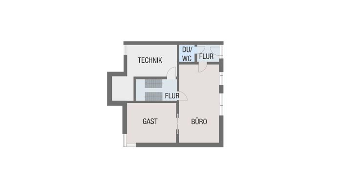 Grundriss Kellergeschoss Sonnenhaus Löwenstein von Poroton