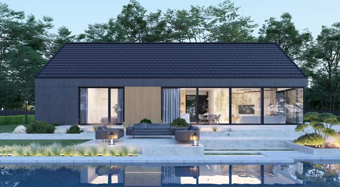 Außenansicht Bungalow VISION 154 von Danwood VISION