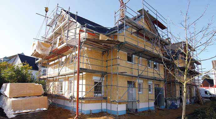 Eine Fassadendammung Fur Das Haus Macht Dammen Sinn