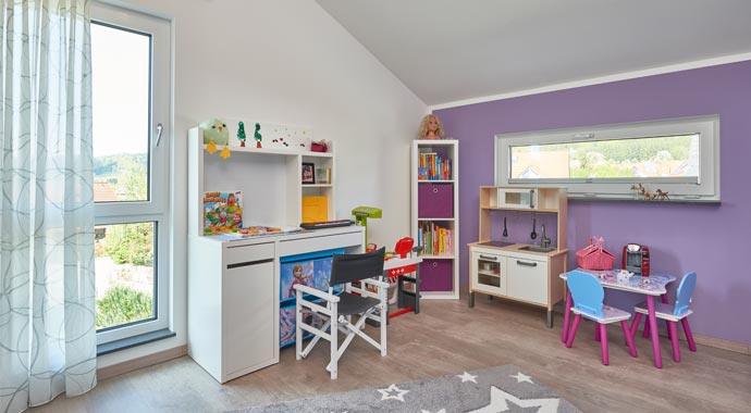 Kinderzimmer Kundenhaus Elsa von Fertighaus WEISS