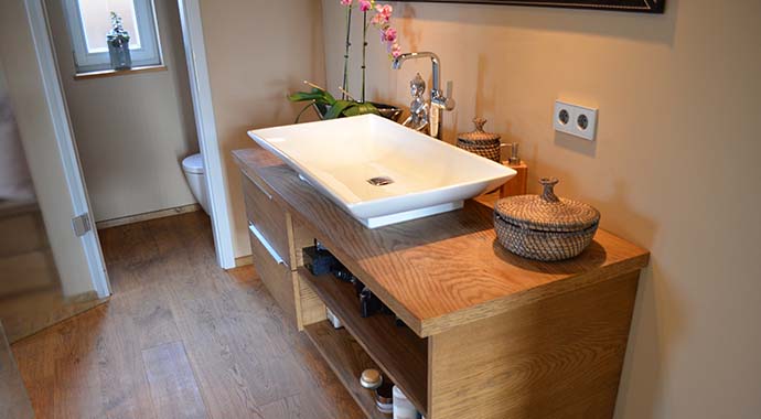 ZimmerMeisterHaus Musterhaus Fabry Badezimmer