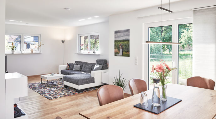 Wohnbereich Haus Veith von Fertighaus WEISS
