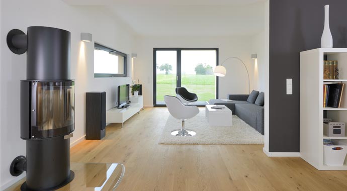 Baufritz Haus Wriedt Wohnbereich