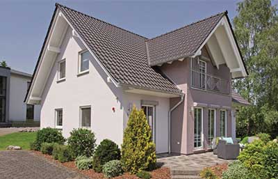 Fingerhut Haus R 99.20 Musterhaus Neunkhausen Außenansicht