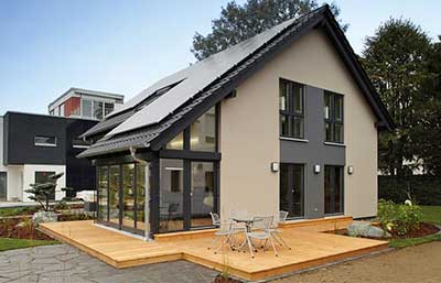 FingerHaus Musterhaus NEO 312 Außenansicht