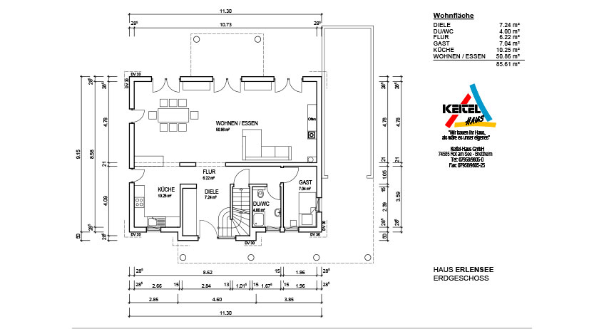 Keitel, Haus Erlensee